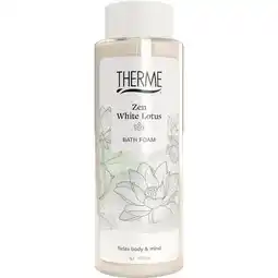 Etos Therme Zen White Lotus Relaxing Foam Bath 500 ML aanbieding