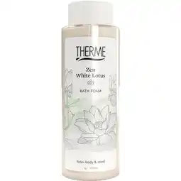 Etos Therme Zen White Lotus Relaxing Foam Bath 500 ML aanbieding