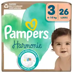 Etos Pampers Harmonie Luiers Maat 3 6-10 KG 26 Stuks aanbieding
