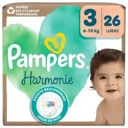 Etos Pampers Harmonie Luiers Maat 3 6-10 KG 26 Stuks aanbieding
