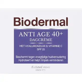 Etos Biodermal Anti Age 40+ Dagcrème SPF 15 50 ML aanbieding
