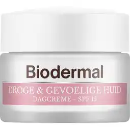 Etos Biodermal Droge & Gevoelige Huid Dagcrème SPF 15 50 ML aanbieding