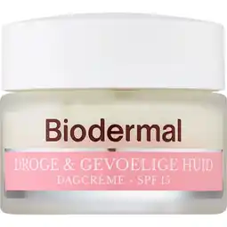 Etos Biodermal Droge & Gevoelige Huid Dagcrème SPF 15 50 ML aanbieding