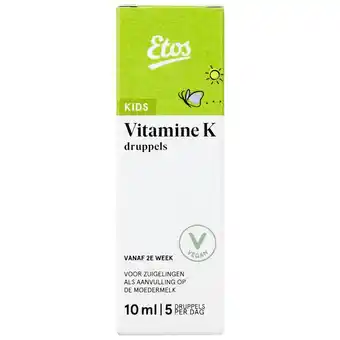 Etos Etos Kids Vitamine K Druppels 10 ML aanbieding