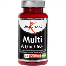 Etos Lucovitaal Milti A t/m Z Q10 50+ 60 stuks aanbieding