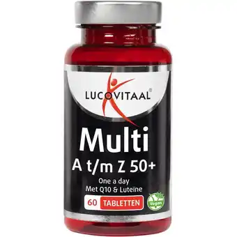 Etos Lucovitaal Milti A t/m Z Q10 50+ 60 stuks aanbieding