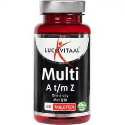 Etos Lucovitaal Multi A t/m Z Q10 60 stuks aanbieding
