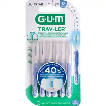 Etos GUM Trav-Ler Lavender 0,6 MM aanbieding