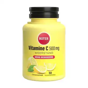 Etos Roter Vitamine C 500 mg Citroen 50 tabletten aanbieding