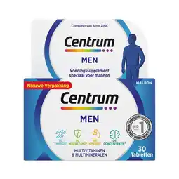 Etos Centrum Men Multivitaminen Tabletten 30 stuks aanbieding
