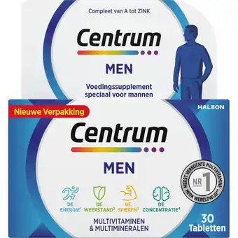 Etos Centrum Men Multivitaminen Tabletten 30 stuks aanbieding