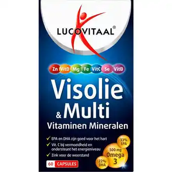 Etos Lucovitaal Visolie&Multi 60 stuks aanbieding