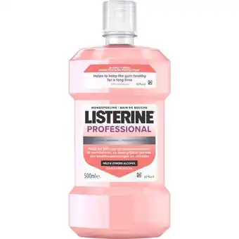 Etos Listerine professional gum protection+500ml aanbieding