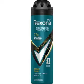 Etos Rexona Men Advanced Protection Sport Cool Deodorant Spray 150 ML aanbieding