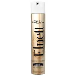 Etos L'Oréal Paris Elnett Satin Extra Sterk Haarspray 400 ML aanbieding