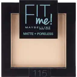 Etos Maybelline Fit Me Matte + Poreless Powder 115 Ivory aanbieding