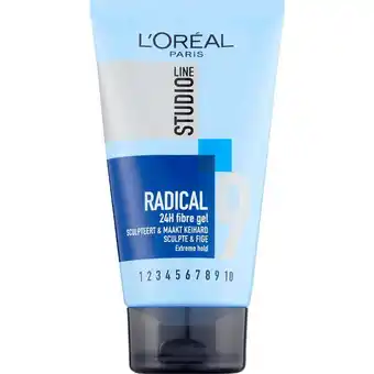 Etos L'Oréal Paris Studio Line Radical 24H Fibre Gel 150 ML aanbieding