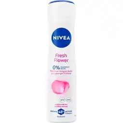 Etos NIVEA Fresh Flower Deodorant Spray 150 ML aanbieding