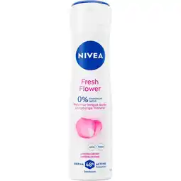 Etos NIVEA Fresh Flower Deodorant Spray 150 ML aanbieding