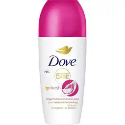 Etos Dove Advanced Care Dragon Fruit & Coconut Cream Roll-on 50 ml aanbieding