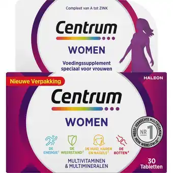 Etos Centrum Women Multivitaminen Tabletten 30 stuks aanbieding