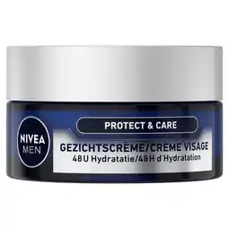 Etos NIVEA MEN Protect & Care Intensieve Hydraterende Gezichtcrème 50 ML aanbieding