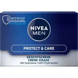 Etos NIVEA MEN Protect & Care Intensieve Hydraterende Gezichtcrème 50 ML aanbieding