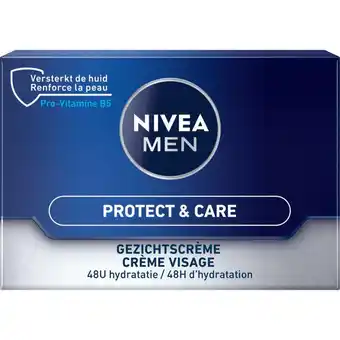 Etos NIVEA MEN Protect & Care Intensieve Hydraterende Gezichtcrème 50 ML aanbieding