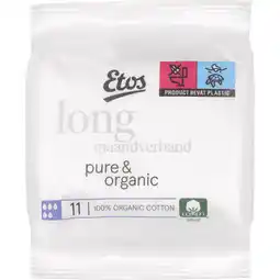 Etos Etos Pure & Organic Ultra Long Maandverband 11 stuks aanbieding