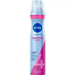 Etos NIVEA Diamond Gloss Care Styling Spray 250 ML aanbieding