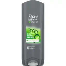 Etos Dove Men+Care Extra Fresh Douchegel 250 ML aanbieding