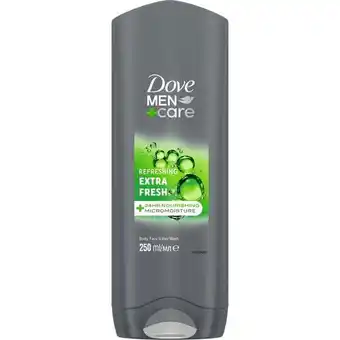 Etos Dove Men+Care Extra Fresh Douchegel 250 ML aanbieding