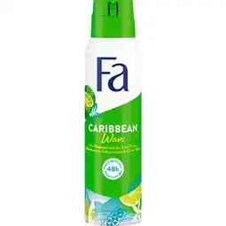 Etos Fa Caribbean Wave Deodorant Spray 150 ML aanbieding