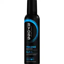 Etos Syoss Volume Haarmousse 250 ML aanbieding