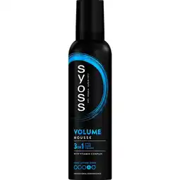 Etos Syoss Volume Haarmousse 250 ML aanbieding