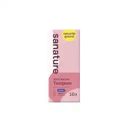 Etos Sanature 100% Katoenen Tampons Super 16 stuks aanbieding
