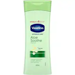 Etos Vaseline Intensive Care Aloe Soothe Bodylotion 400 ML aanbieding