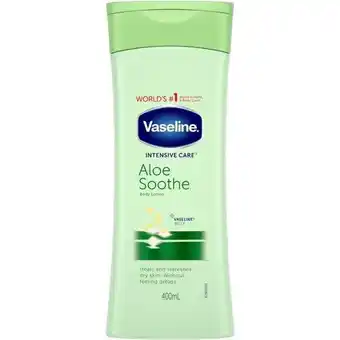 Etos Vaseline Intensive Care Aloe Soothe Bodylotion 400 ML aanbieding