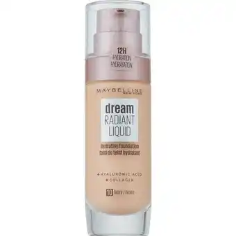 Etos Maybelline - Dream Satin Liquid - 10 Porcel Ivory - Foundation SPF13 aanbieding