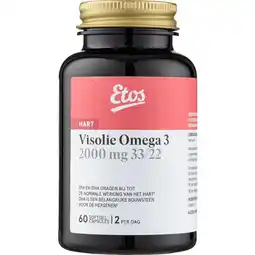 Etos Etos Visolie Omega 3 2000mg 33/22 Capsules 60 stuks aanbieding
