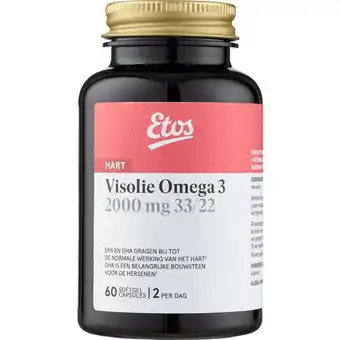 Etos Etos Visolie Omega 3 2000mg 33/22 Capsules 60 stuks aanbieding