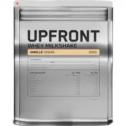 Etos Upfront Whey Eiwit Milkshake Vanille 300 GR aanbieding