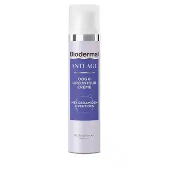 Etos Biodermal Anti Age Oog En Lip Contour Creme 15 ML aanbieding