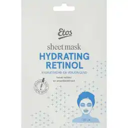 Etos Etos Hydrating Retinol Sheet Mask aanbieding