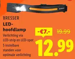 Lidl Bresser Led Hoofdlamp aanbieding