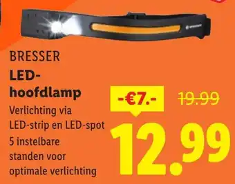 Lidl Bresser Led Hoofdlamp aanbieding