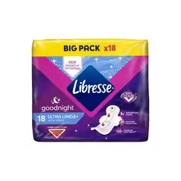 Etos Libresse Ultra Night Maandverband Big Pack 18 stuks aanbieding