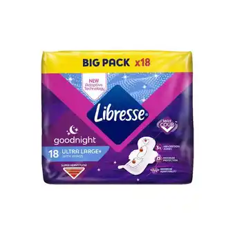 Etos Libresse Ultra Night Maandverband Big Pack 18 stuks aanbieding