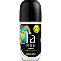 Etos Fa Men Sport Deo Roller 50 ML aanbieding