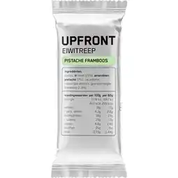 Etos Upfront eiwitreep pistache/framboos 60g aanbieding